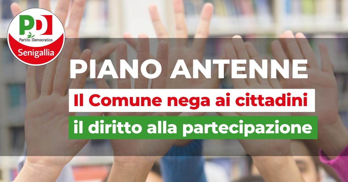 Piano antenne: decisioni prese senza coinvolgere i cittadini
