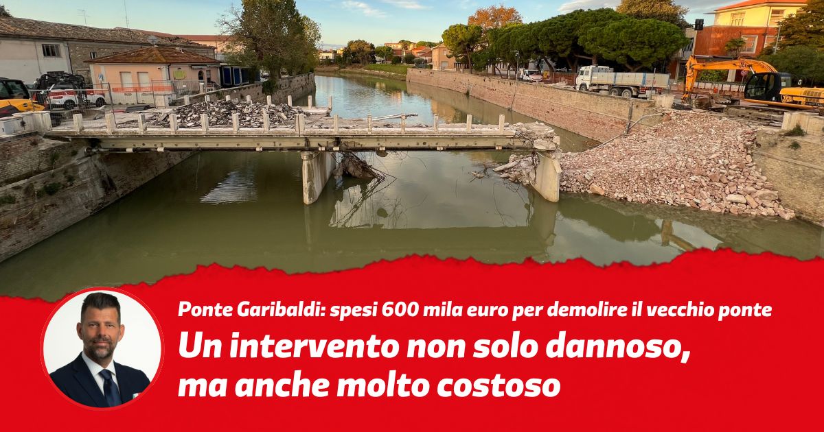 Spesi 600 mila euro per demolire il vecchio Ponte Garibaldi, una cifra spropositata