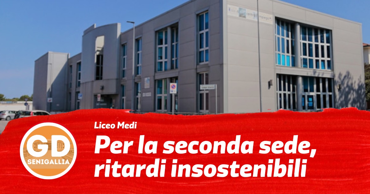 Liceo Medi: ancora ritardi per la seconda sede