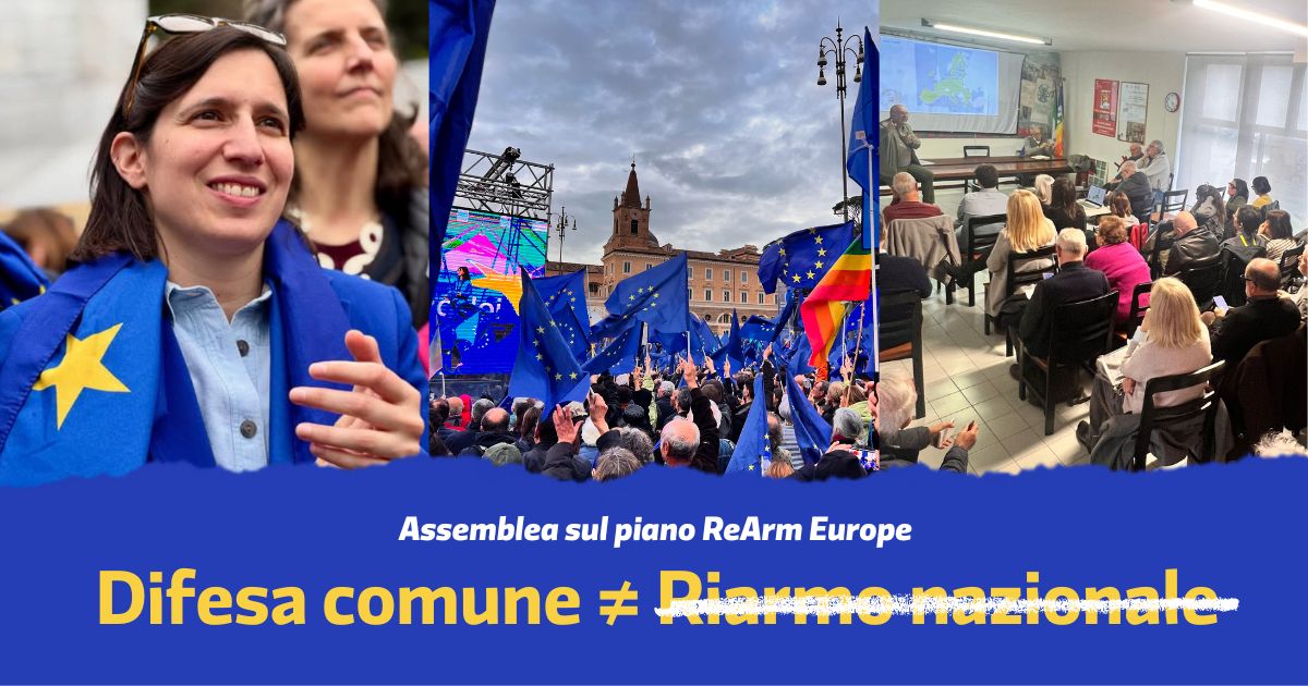 Assemblea del Partito Democratico Senigallia sul piano ReArm EU