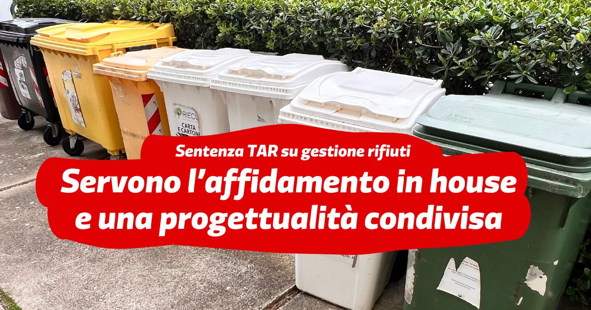 Gestione rifiuti: la progettualità condivisa è una risorsa per il territorio, ma Olivetti non lo ha ancora capito