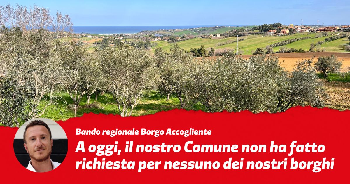 I nostri borghi meritano di più. E noi non ci arrendiamo